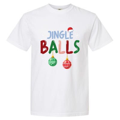 Jingle Balls Tinsel Tits Funny Matching Couple Christmas Gift Garment-Dyed Heavyweight T-Shirt