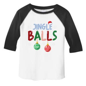 Jingle Balls Tinsel Tits Funny Matching Couple Christmas Gift Toddler Fine Jersey T-Shirt