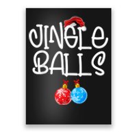 Jingle Balls Tinsel Tits Couple Funny Christmas Matching Poster