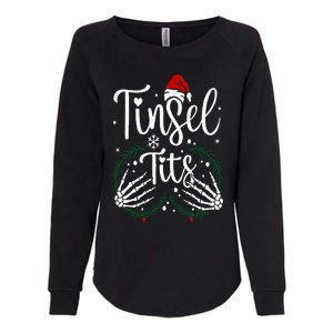 Jingle Balls Tinsel Tits Matching Christmas Couples Womens California Wash Sweatshirt