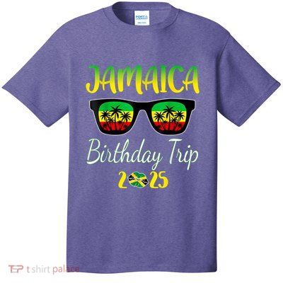 Jamaica Birthday Trip 2025 Funny Family Matching T-Shirt