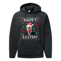 Joe Biden Ugly Christmas Sweater, Biden Christmas Sweater Performance Fleece Hoodie