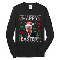 Joe Biden Ugly Christmas Sweater, Biden Christmas Sweater Tall Long Sleeve T-Shirt