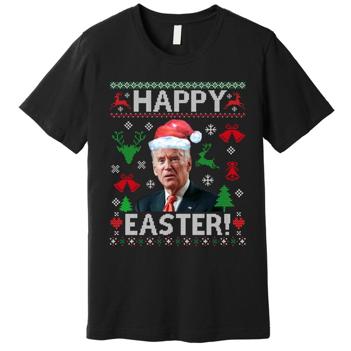 Joe Biden Ugly Christmas Sweater, Biden Christmas Sweater Premium T-Shirt