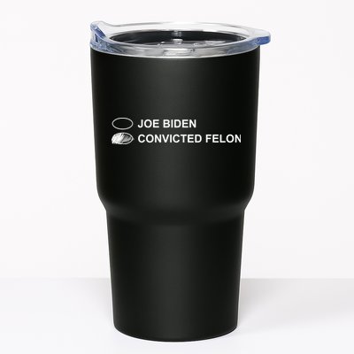 Joe Biden Vs Convicted Felon Funny Ballot Paper Voting Humor Tumbler