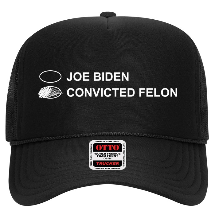 Joe Biden Vs Convicted Felon Funny Ballot Paper Voting Humor Hat