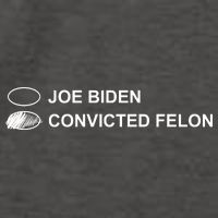 Joe Biden Vs Convicted Felon Funny Ballot Paper Voting Humor Vector Backpack