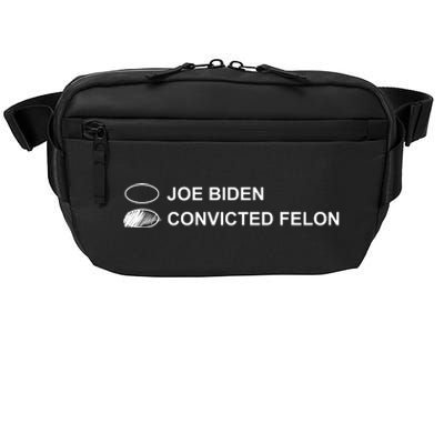 Joe Biden Vs Convicted Felon Funny Ballot Paper Voting Humor Crossbody Pack