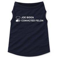 Joe Biden Vs Convicted Felon Funny Ballot Paper Voting Humor Doggie Tank
