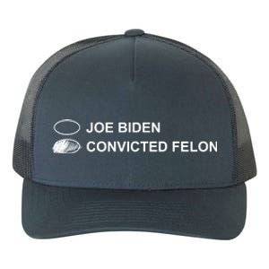 Joe Biden Vs Convicted Felon Funny Ballot Paper Voting Humor Yupoong Adult 5-Panel Trucker Hat