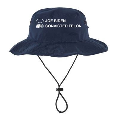 Joe Biden Vs Convicted Felon Funny Ballot Paper Voting Humor Bucket Hat