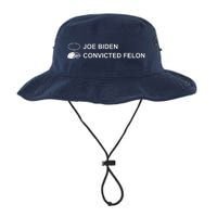 Joe Biden Vs Convicted Felon Funny Ballot Paper Voting Humor Legacy Cool Fit Booney Bucket Hat