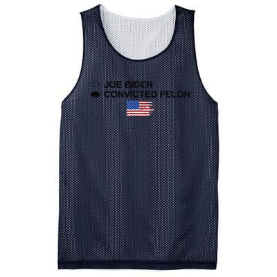 Joe Biden Vs Convicted Felon Funny Ballot Paper Voting Humor Mesh Reversible Basketball Jersey Tank