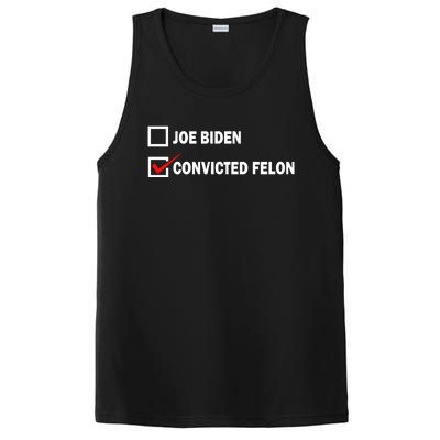 Joe Biden Vs Convicted Felon Funny Ballot Paper Voting Humor PosiCharge Competitor Tank