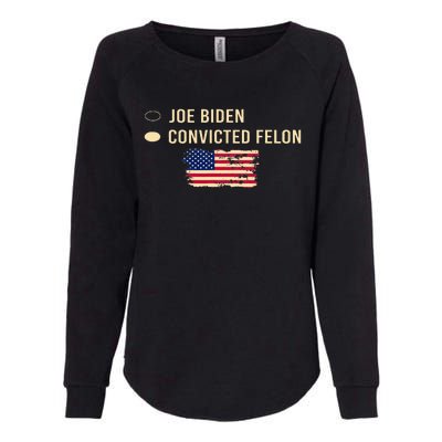 Joe Biden Vs Convicted Felon Funny Ballot Paper Voting Womens California Wash Sweatshirt