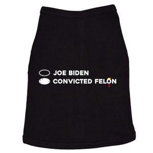 Joe Biden Vs Convicted Felon Funny Ballot Paper Voting Humor Doggie Tank