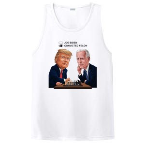 Joe Biden Vs Convicted Felon Funny Ballot Paper Voting Humor PosiCharge Competitor Tank