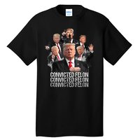 Joe Biden Vs Convicted Felon Funny Ballot Paper Voting Tall T-Shirt