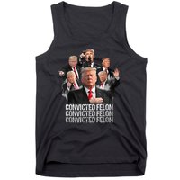 Joe Biden Vs Convicted Felon Funny Ballot Paper Voting Tank Top