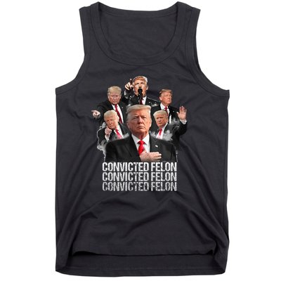 Joe Biden Vs Convicted Felon Funny Ballot Paper Voting Tank Top