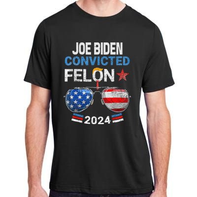 Joe Biden Vs Convicted Felon Adult ChromaSoft Performance T-Shirt