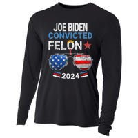 Joe Biden Vs Convicted Felon Cooling Performance Long Sleeve Crew