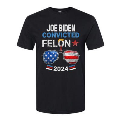 Joe Biden Vs Convicted Felon Softstyle CVC T-Shirt