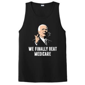 Joe Biden We Finally Beat Medicare Funny Anti Biden PosiCharge Competitor Tank