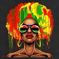 Juneteenth Black Wo Afro Hair Pop Art Black History Cool Comfort Performance Bucket Hat
