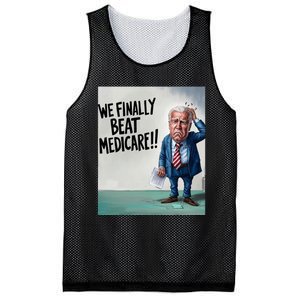 Joe Biden We Finally Beat Medicare! Mesh Reversible Basketball Jersey Tank