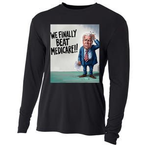 Joe Biden We Finally Beat Medicare! Cooling Performance Long Sleeve Crew