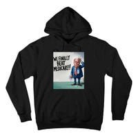 Joe Biden We Finally Beat Medicare! Tall Hoodie