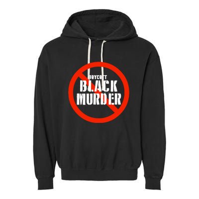 Jamaal Bowman Wearing Boycott Black Murder Garment-Dyed Fleece Hoodie