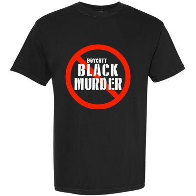 Jamaal Bowman Wearing Boycott Black Murder Garment-Dyed Heavyweight T-Shirt