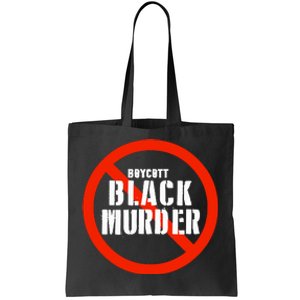 Jamaal Bowman Wearing Boycott Black Murder Tote Bag