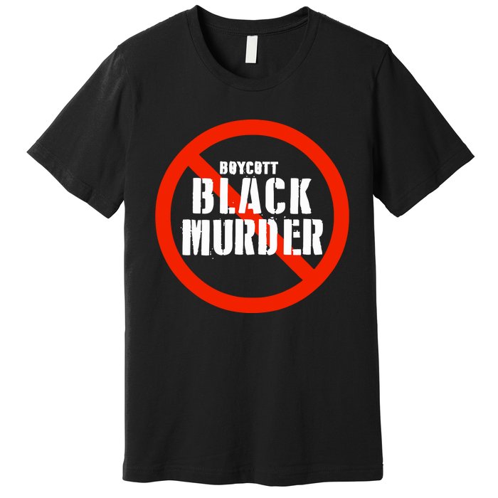 Jamaal Bowman Wearing Boycott Black Murder Premium T-Shirt