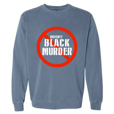 Jamaal Bowman Wearing Boycott Black Murder Garment-Dyed Sweatshirt