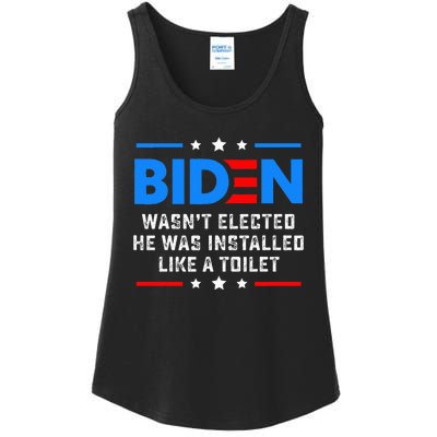 Joe Biden Wasn’T Elected He Was Installed Like A Toilet Ladies Essential Tank