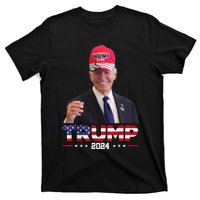 Joe Biden Wearing A Trump Hat Gift T-Shirt