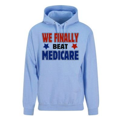 Joe Biden We Finally Beat Medicare Funny Biden Unisex Surf Hoodie