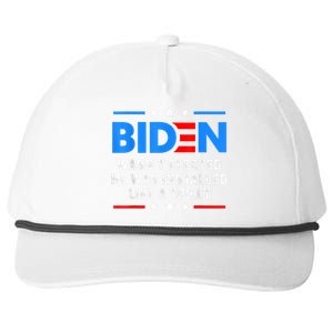 Joe Biden Wasn’t Elected He Was Installed Like A Toilet Snapback Five-Panel Rope Hat