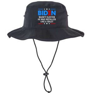 Joe Biden Wasn’t Elected He Was Installed Like A Toilet Legacy Cool Fit Booney Bucket Hat