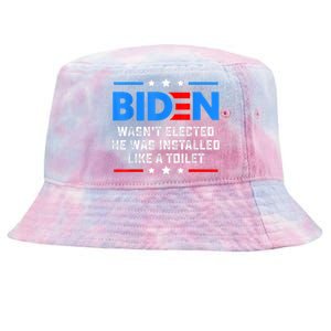 Joe Biden Wasn’t Elected He Was Installed Like A Toilet Tie-Dyed Bucket Hat