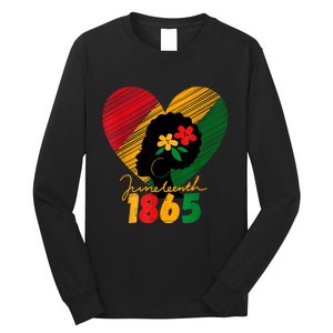 Juneteenth Black Women Remembering My Ancestors Long Sleeve Shirt