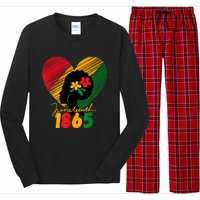 Juneteenth Black Women Remembering My Ancestors Long Sleeve Pajama Set