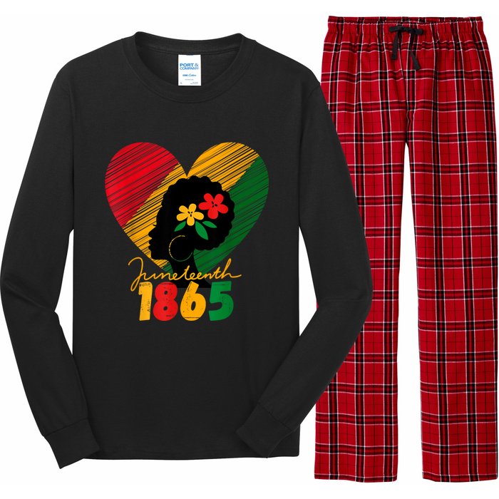 Juneteenth Black Women Remembering My Ancestors Long Sleeve Pajama Set