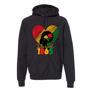 Juneteenth Black Women Remembering My Ancestors Premium Hoodie