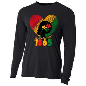 Juneteenth Black Women Remembering My Ancestors Cooling Performance Long Sleeve Crew