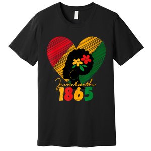 Juneteenth Black Women Remembering My Ancestors Premium T-Shirt