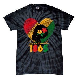 Juneteenth Black Women Remembering My Ancestors Tie-Dye T-Shirt